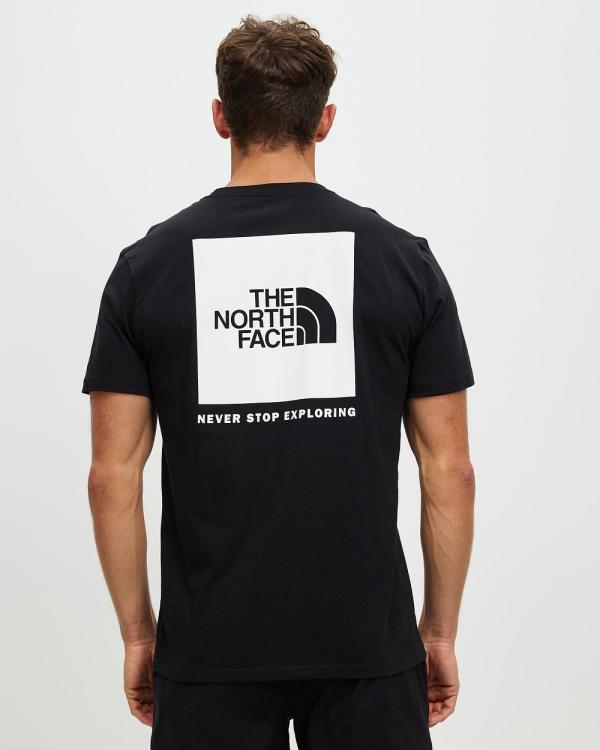 The North Face - SS Box NSE Tee - T-Shirts & Singlets (White & Black) SS Box NSE Tee