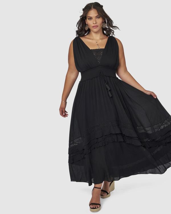 The Poetic Gypsy - Sunbeam Maxi Dress - Dresses (Black) Sunbeam Maxi Dress