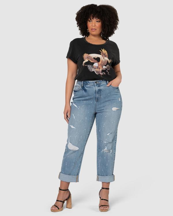 The Poetic Gypsy - West Coast Jeans - Crop (Blue) West Coast Jeans