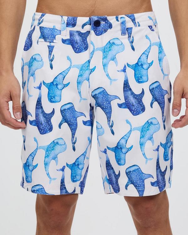 The Rocks Push - Blueys Swim Shorts - Swimwear (Whale Sharks) Blueys Swim Shorts
