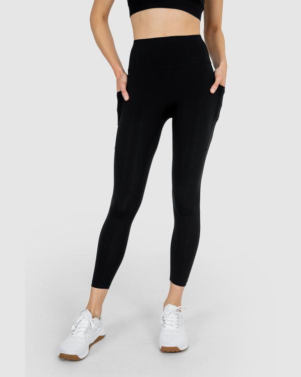 The WOD Life - Energy High Waisted Tights - Full Tights (Black) Energy High Waisted Tights