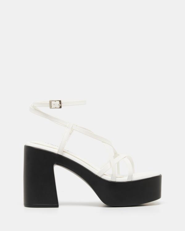 Therapy - Daze Platform Heels - Heels (White) Daze Platform Heels