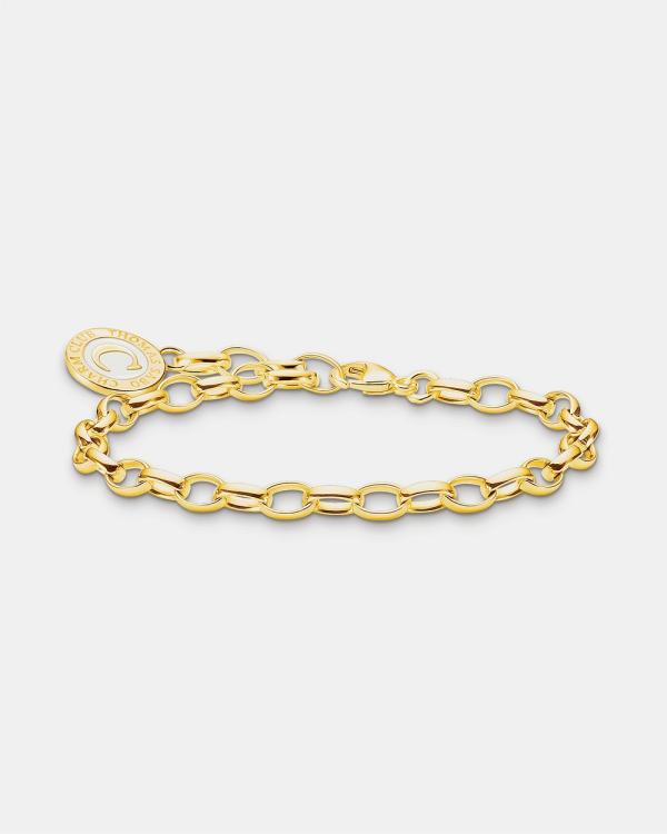 THOMAS SABO - Charm Bracelet with Cold Enamel Gold Plated - Jewellery (Gold) Charm Bracelet with Cold Enamel Gold Plated