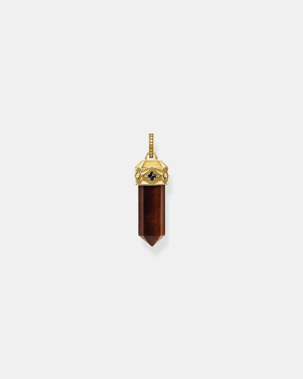 THOMAS SABO - Crystal Pendant made from Red Tiger's Eye - Jewellery (Silver) Crystal Pendant made from Red Tiger's Eye