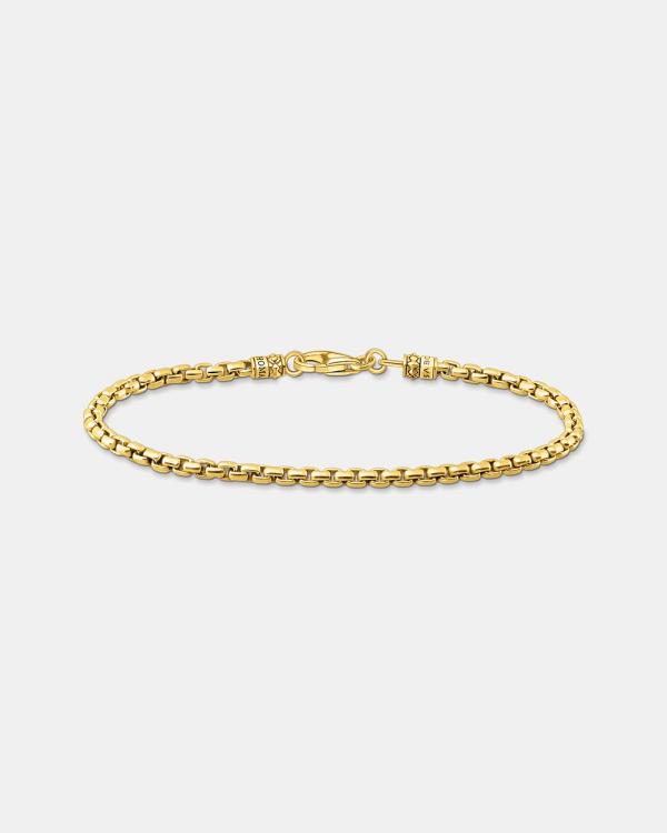 THOMAS SABO - Gold Venezia Rebel Bracelet - Jewellery (Gold) Gold Venezia Rebel Bracelet