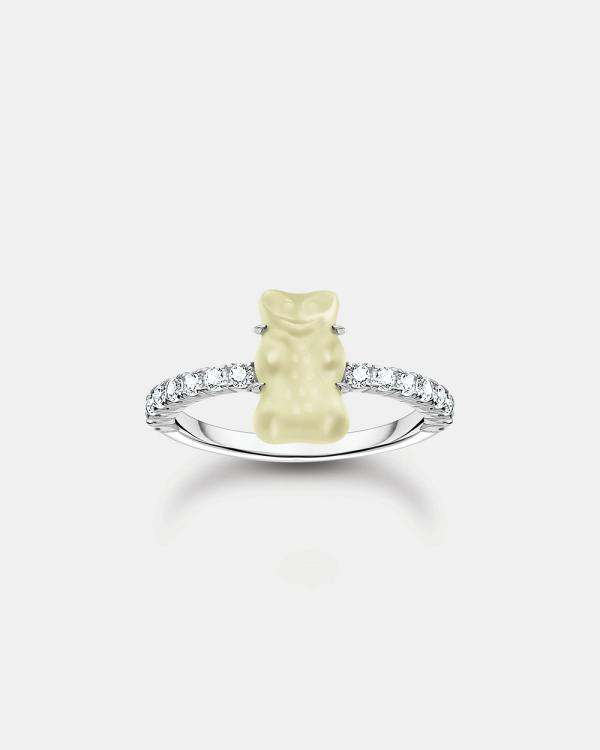 THOMAS SABO - HARIBO Pineapple White Bear Ring - Jewellery (White) HARIBO Pineapple White Bear Ring