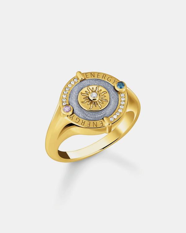 THOMAS SABO - Signet Ring with Sun - Jewellery (Silver) Signet Ring with Sun