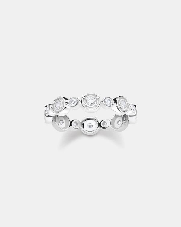 THOMAS SABO - Sparkling Circles Silver Circle Ring - Jewellery (Silver) Sparkling Circles Silver Circle Ring