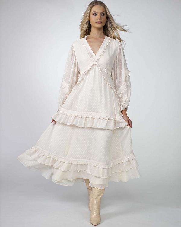 Three of Something - Chateau Maxi Dress - Bridesmaid Dresses (White) Chateau Maxi Dress
