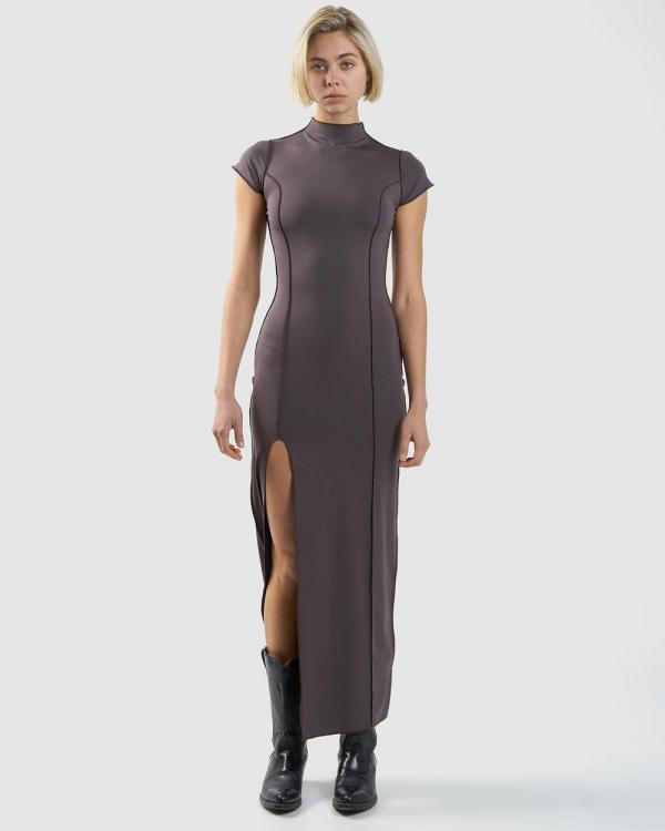 Thrills - Phoebe Dress - Dresses (Chocolate Plum) Phoebe Dress