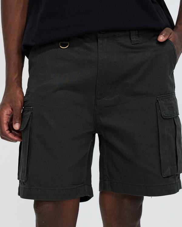 Thrills - Slacker Union Cargo Shorts - Shorts (Oil Green) Slacker Union Cargo Shorts