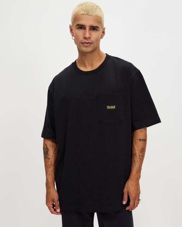 Thrills - Union Oversize Fit Pocket Tee - T-Shirts & Singlets (Black) Union Oversize Fit Pocket Tee