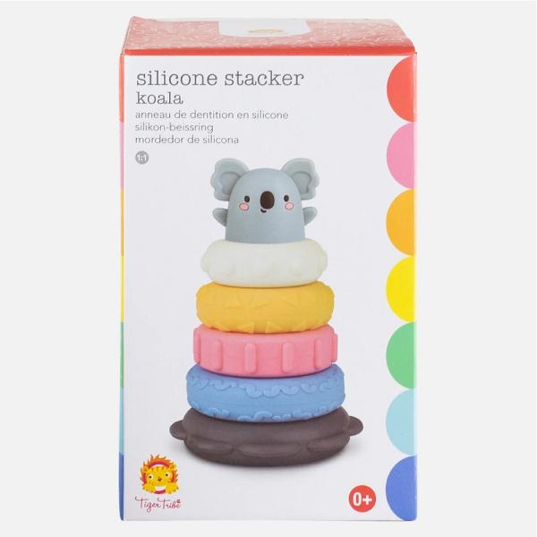 Tiger Tribe - Silicone Stacker Koala - Activity Kits (Multi) Silicone Stacker Koala
