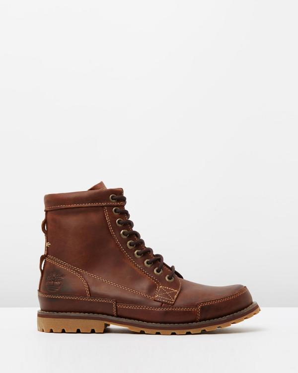 Timberland - Earthkeepers Original Leather 6 - Boots (Red Brown Burnished) Earthkeepers Original Leather 6