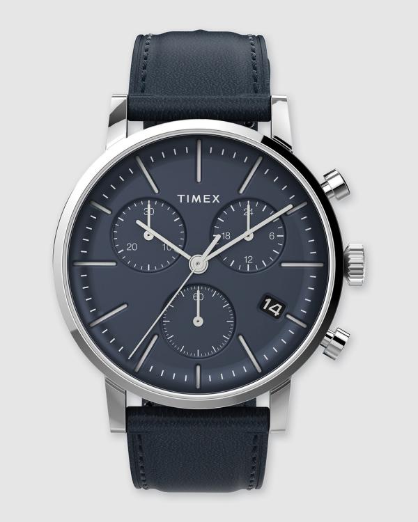 TIMEX - Midtown Chronograph Blue - Watches (Blue) Midtown Chronograph Blue