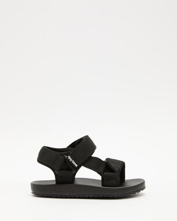 Tiny Trove - Olympia Velcro Sandal - Sandals (Black) Olympia Velcro Sandal