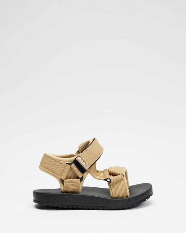 Tiny Trove - Olympia Velcro Sandals   Babies Kids - Sandals (Latte) Olympia Velcro Sandals - Babies-Kids