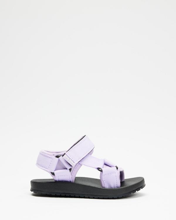 Tiny Trove - Olympia Velcro Sandals   Babies Kids - Sandals (Lilac) Olympia Velcro Sandals - Babies-Kids