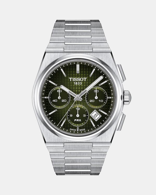 Tissot - PRX Automatic Chronograph - Watches (Green) PRX Automatic Chronograph