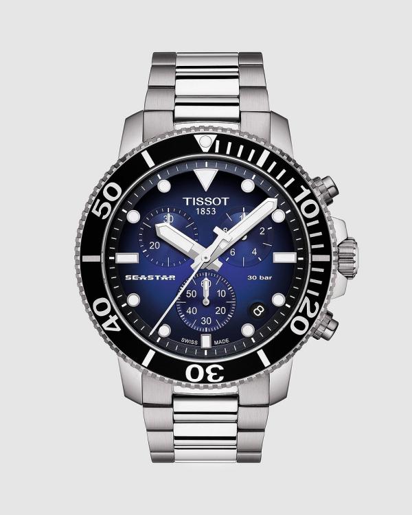 Tissot - Seastar 1000 Chronograph - Watches (Blue, Black & Silver) Seastar 1000 Chronograph