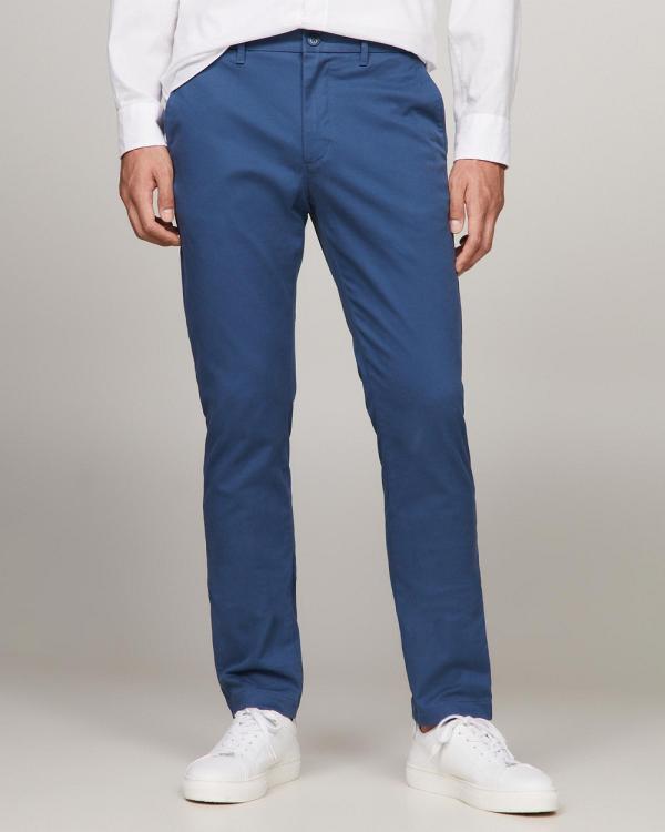 Tommy Hilfiger - 1985 Bleecker Pima Cotton Chinos - Pants (Aegean Sea) 1985 Bleecker Pima Cotton Chinos