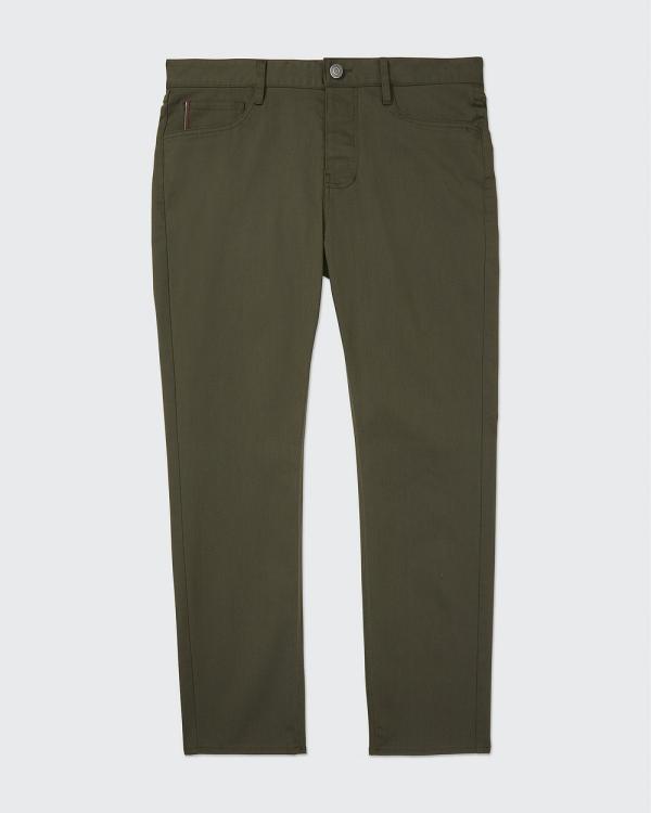 Tommy Hilfiger Adaptive - Adaptive Mens Twill Stretch Pant - Pants (Army Green) Adaptive Mens Twill Stretch Pant