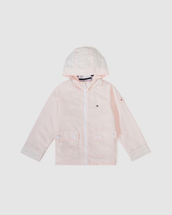 Tommy Hilfiger - AK U LW Parka   Kids - Coats & Jackets (Faint Pink) AK U LW Parka - Kids