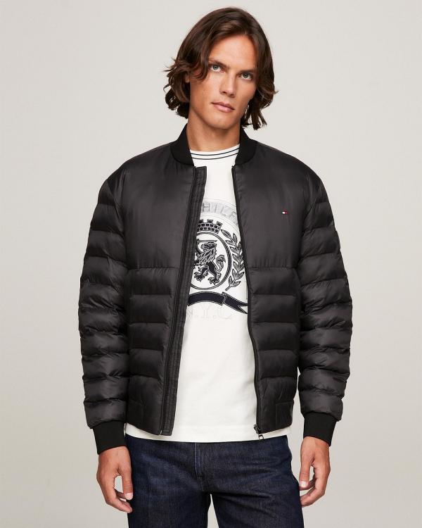 Tommy Hilfiger - Water Repellent Packable Quilted Bomber Jacket - Coats & Jackets (Black) Water Repellent Packable Quilted Bomber Jacket