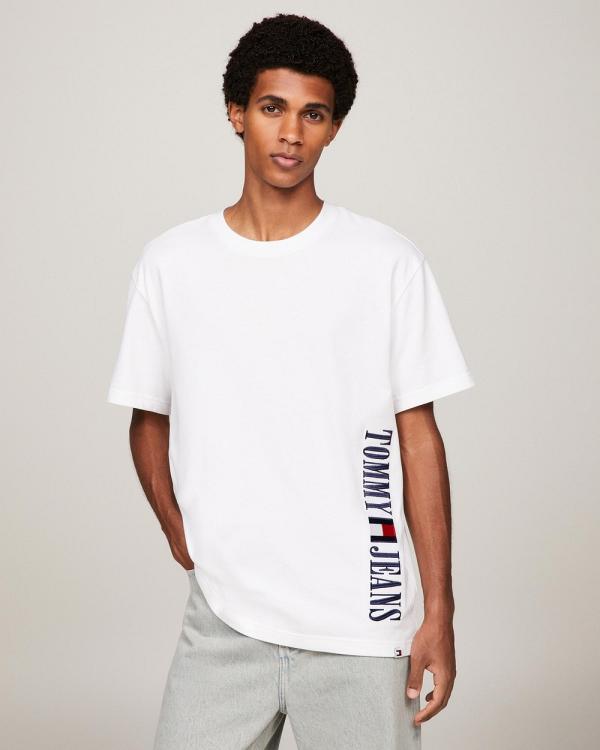 Tommy Jeans - Regular Archive Tee Ext - T-Shirts & Singlets (White) Regular Archive Tee Ext