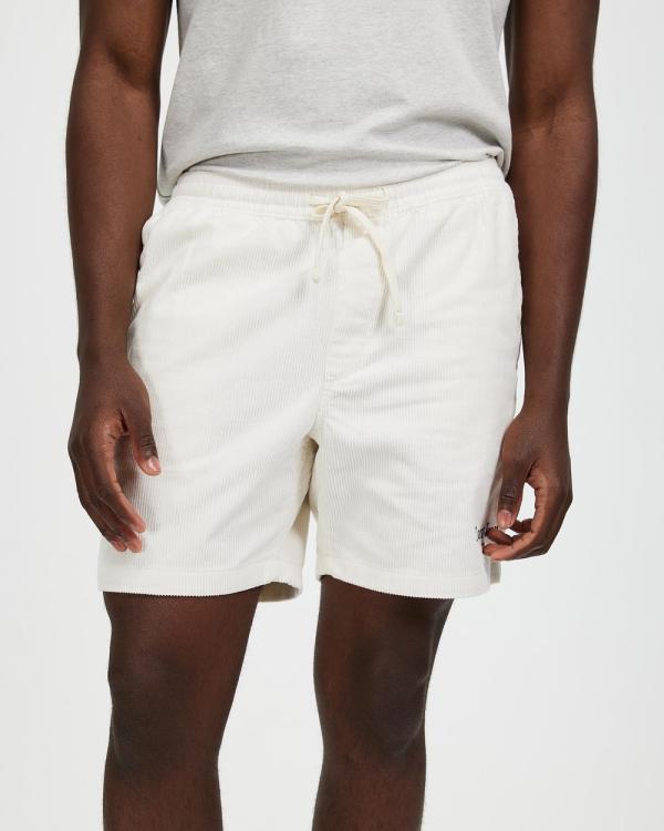 Tommy Jeans - TJM Cord Surf Shorts - Shorts (Ancient White) TJM Cord Surf Shorts