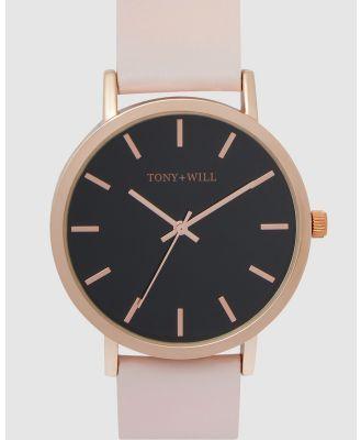 TONY+WILL - Classic - Watches (ROSE GOLD / BLACK / LIGHT PINK) Classic