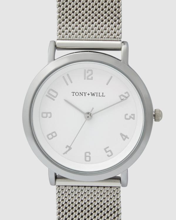 TONY+WILL - Small Astral - Watches (SILVER / WHITE / SILVER) Small Astral