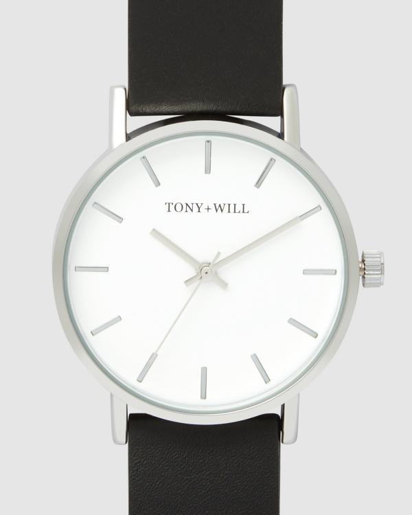 TONY+WILL - Small Classic - Watches (SILVER / WHITE / BLACK) Small Classic