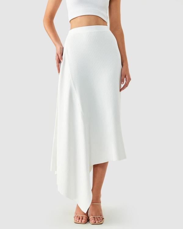 Tussah - Aryanna Knit Skirt - Skirts (Ivory) Aryanna Knit Skirt