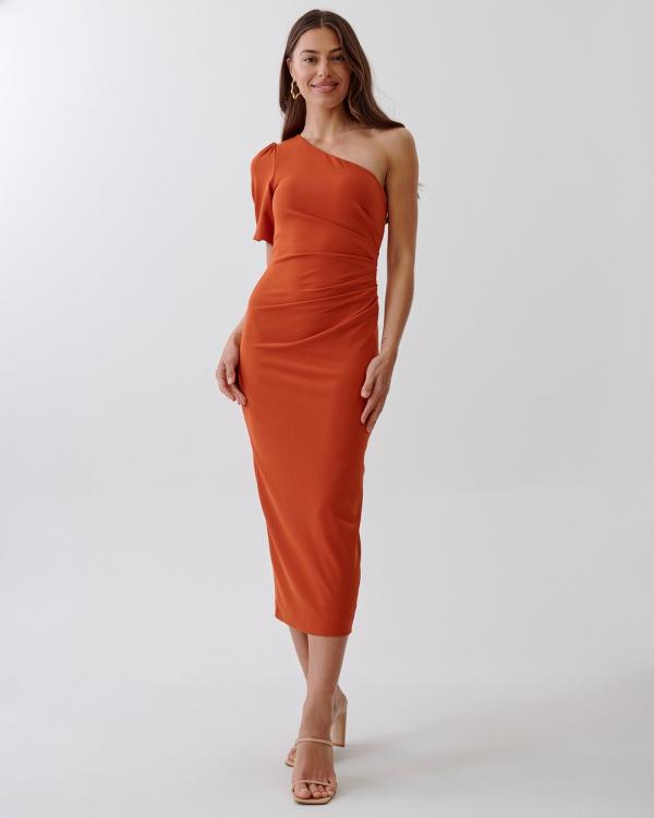 Tussah - Carolin Midi Dress - Dresses (Burnt Orange) Carolin Midi Dress