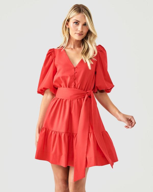 Tussah - Lynda Mini Dress - Dresses (Red) Lynda Mini Dress