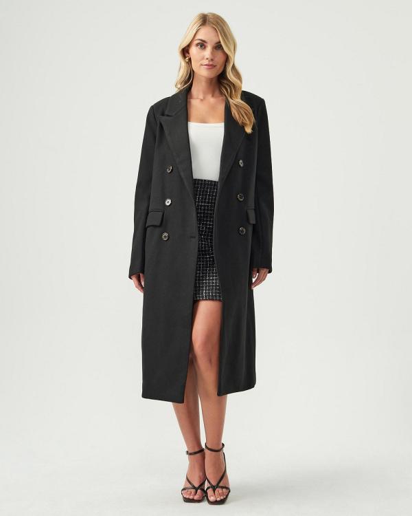 Tussah - Sloane Coat - Coats & Jackets (Black) Sloane Coat