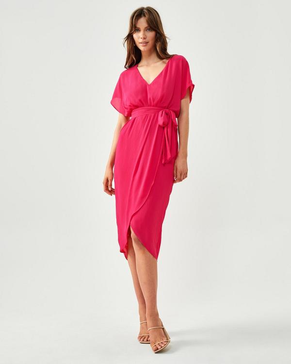 Tussah - Solara Midi Dress - Dresses (Hot Pink) Solara Midi Dress