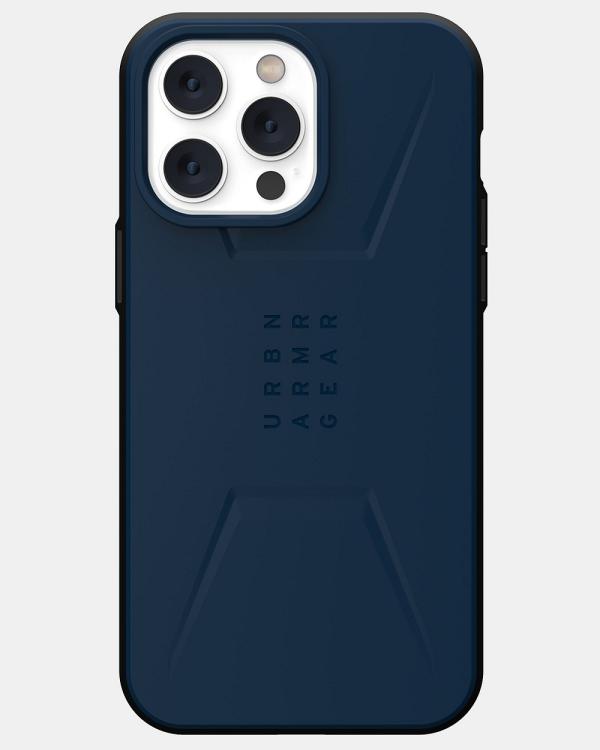 UAG - iPhone 14 Pro Max Civilian Magsafe Phone Case - Tech Accessories (Blue) iPhone 14 Pro Max Civilian Magsafe Phone Case