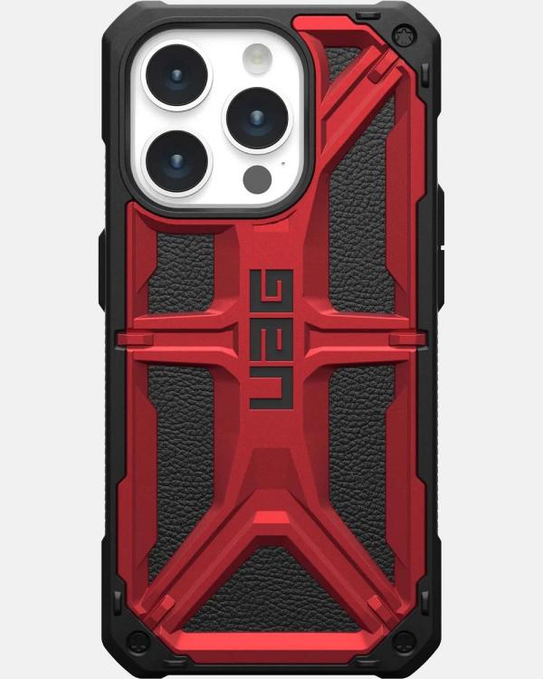 UAG - iPhone 15 Pro Monarch Phone Case - Tech Accessories (Crimson) iPhone 15 Pro Monarch Phone Case