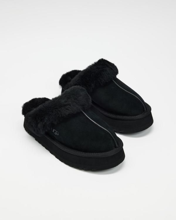 UGG - Disquette Mules   Women's - Slippers & Accessories (Black) Disquette Mules - Women's