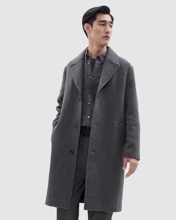 UNISON - Longline Coat - Coats & Jackets (Charcoal Grey Marle) Longline Coat