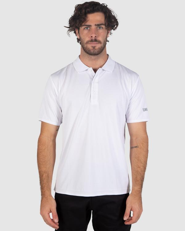 UNIT - Bolt Polo - Shirts & Polos (WHITE) Bolt Polo