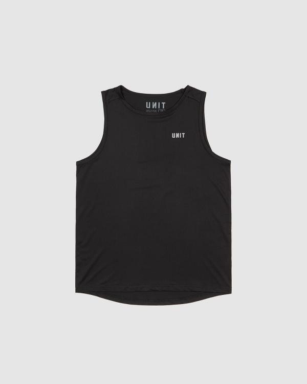 UNIT - UNIT Pro Flex Performance Tank - Muscle Tops (BLACK) UNIT Pro Flex Performance Tank