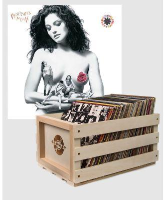 Universal Music - Crosley Record Storage Crate & Red Hot Chilli Peppers   Mothers Milk   Vinly Album Bundle - Home (N/A) Crosley Record Storage Crate & Red Hot Chilli Peppers - Mothers Milk - Vinly Album Bundle