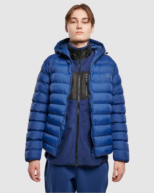 Urban Classics - Hooded Bubble Jacket - Coats & Jackets (Space Blue) Hooded Bubble Jacket