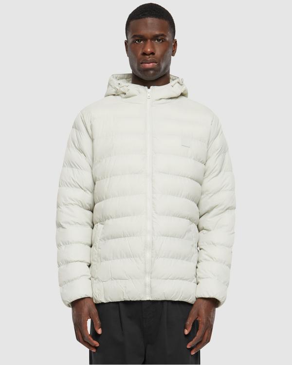 Urban Classics - Hooded Bubble Jacket - Coats & Jackets (Wolf Grey) Hooded Bubble Jacket