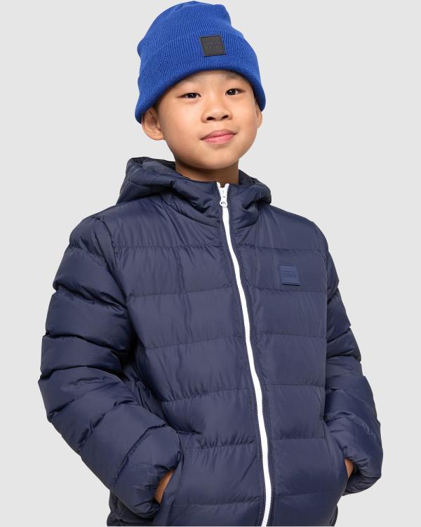 Urban Classics - UC Boys Basic Bubble Jacket - Coats & Jackets (Navy/White/Navy) UC Boys Basic Bubble Jacket