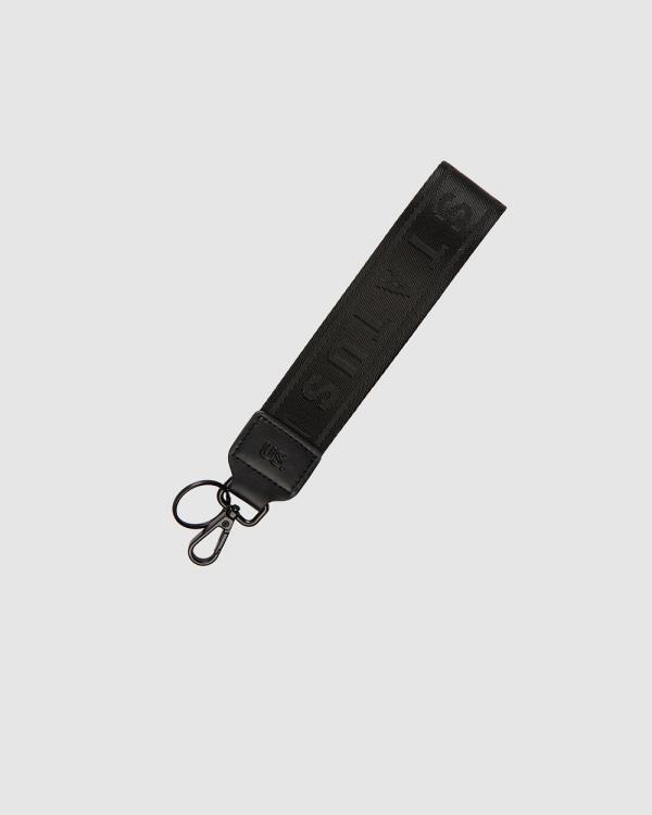 Urban Status - Webbing Wristlet Strap - Handbags (Black/Black) Webbing Wristlet Strap