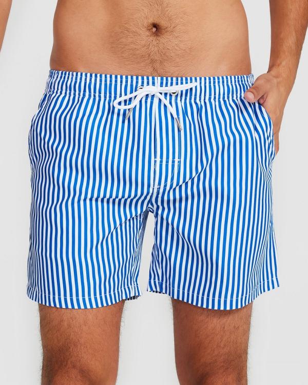 Vacay Swimwear - Corfu Swim Shorts - Swimwear (Blue) Corfu Swim Shorts